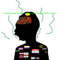 Warrior-Z(user) hijab lemon_(user) nigger shitskin smell stink_lines subvariant:brazilmutt transgender_flag // 888x909 // 77.3KB