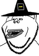 cat_ear lips looking_to_the_left open_mouth soyjak stubble subvariant:impish_amerimutt susctopus variant:impish_soyak_ears wizard_hat youtuber // 598x860 // 53.4KB