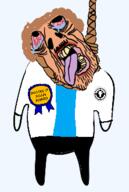 anhero arm award bloodshot_eyes brown_hair clothes crying deformed forced hanging matpat mustache open_mouth posted_it_again_award rope stubble subvariant:brunetto tan_skin transparent_background variant:bernd // 222x331 // 40.5KB