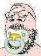 animated baby glasses meta:low_resolution pacifier small_eyes soyjak stubble variant:gapejak white_skin // 186x250 // 123.3KB