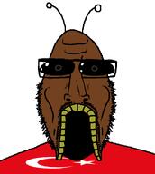 aliased alien antenna bald beard brown_skin creepy flag:turkiye glasses looking_at_you merge nose open_mouth original_content rotten_teeth shiny_eyes teeth turk turkiye turkroach variant:cobson variant:flartson variant:glibblezorpson variant:sidjak wrinkles // 1147x1277 // 83.3KB