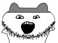 mametchi open_mouth soyjak stubble teeth template variant:mameson // 600x450 // 12.5KB