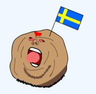 ack ack! battle_for_dream_island bfdi blood inanimate_jaks meatball sweden sweden_flag swesish_meatball // 503x496 // 130.3KB