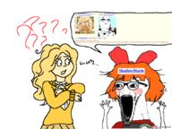 baby blush coco_(ongezellig) confused incel kleki mymy namefags nate nazism newspaper pacifier qa_(soyjak_party) self_insert shadowmario soyjak_party speech_bubble subvariant:wewjak trad_wife variant:cobson variant:soyak waifufag // 859x644 // 135.8KB