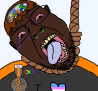 angry anti_soybooru arm aryan autism award badge bloodshot_eyes blue_eyes boorucuck brown_hair brown_skin brown_troonjak buff central_intelligence_agency closed_mouth clothes crying dan dead discord distorted ear earpiece fat flag flag:earth flag:transgender_pride_flag frog froot glasses glowie glowing green_skin hair hand hanging happy holding_object hyperborea i_love jake jakparty_soy leaf men_in_black meta mucus multiple_soyjaks mustache nate necktie neuralizer no_pupils obese oldfag open_mouth orange_skin pepe purple_hair purple_skin rent_free rope rucuck sign slopjak smile soyjak soyjak_party soyteen sproke stubble subvariant:chudjak_front subvariant:meximutt_front subvariant:muscular_chud subvariant:soyak_front suicide suit sunglasses text tongue tranny variant:bernd variant:chudjak variant:feraljak variant:gapejak variant:meximutt variant:soyak vein yellow_hair yellow_teeth // 1980x1842 // 220.3KB