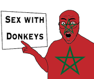 donkey flag:morocco glasses moroccuck png pointing_at_object stubble surprised transparent_background variant:unknown // 1200x1000 // 170.0KB