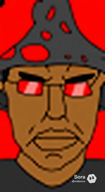 black_background black_shirt braphog brown_skin dunchenman_(user) frown meta:ai_generated meta:namefags mushroom red_glasses shitskin sora subvariant:pol_face transformation variant:chudjak white_skin // 480x872, 10.1s // 1.3MB