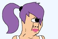 angry cyclops female femcel femjak futurama leela_(futurama) lipstick monster ponytail purple_hair subvariant:female_chudjak variant:chudjak // 1260x845 // 20.9KB