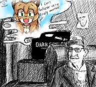 animal art averi dark_souls fox furry hmofa marriage meta:tagme racism speech_bubble thinking variant:cobson // 2200x2000 // 3.1MB