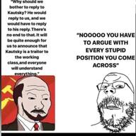 communism hammer_and_sickle karl_kautsky variant:gapejak vladimir_lenin wojak // 640x640 // 52.2KB