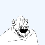 open_mouth stubble teeth variant:feraljak variant:meximutt // 1500x1500 // 39.5KB