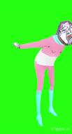 ack ai_generated arm dance flag:transgender_pride_flag full_body green_screen hair hand leg rope tranny troon variant:bernd viggle // 540x998, 6.5s // 1.2MB
