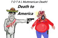 ack amerimutt brown_skin closed_mouth dead gore gun murder mutt open_mouth sombero tranny variant:bernd variant:cobson // 1386x924 // 380.5KB