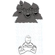 cloud frown rain sad sitting subvariant:wholesome_soyjak variant:feraljak variant:gapejak // 1983x1985 // 395.0KB