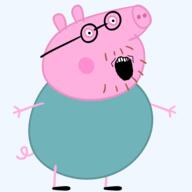 cartoon fat open_mouth peppa_pig pig variant:daddy_pig // 1920x1920 // 557.4KB