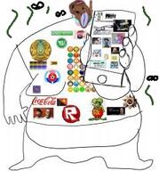 brown_skin brown_troonjak bug coca-cola ed_roth flag:papua_new_guinea fly hanging mythbusters papua_new_guinea phone rat_fink roblox showing_phone slopjak stink_lines tranny troon variant:bernd // 238x256 // 47.4KB