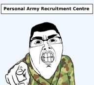 clenched_teeth military military_uniform personal_army pointing pointing_at_viewer subvariant:chudson2 text variant:chudjak variant:cobson // 1013x914 // 259.9KB