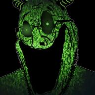 black_background gen_alpha glasses green_eyes green_skin horn mango meta:tagme skibidi stubble troll trollface trollge tuff variant:cobson // 721x720 // 375.7KB