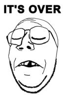 closed_eyes deformed glasses its_over sad soyjak stubble subvariant:emmanuel subvariant:wholesome_soyjak text variant:gapejak // 631x950 // 59.5KB
