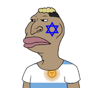 argensimian argentina argentinian big_lips big_nose closed_mouth flag:argentina hair jewish_nose mestizo pink_lips skinny star_of_david subvariant:brazilmutt swarthy t-shirt variant:meximutt // 888x818 // 84.5KB