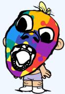 autism baby colorful deformed lily_loud nickelodeon no_eyebrows open_mouth puzzle soyjak subvariant:bartolomeo the_loud_house tongue variant:bernd yellow_teeth // 720x1042 // 337.1KB