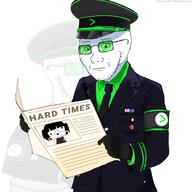 junibooru_(user) meta:namefags meta:not_oc military military_uniform nazi_arm_band sandmans4ndy_(user) series:arrow_police swastika tinted_glasses variant:soyak // 1280x1280 // 624.7KB