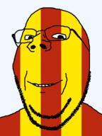 country flag flag:lodz glasses lodz looking_at_you poland smile soyjak stubble subvariant:wholesome_soyjak teeth transparent_background variant:gapejak voivodeship // 600x800 // 19.8KB