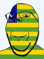 1823 brazil flag flag:piauí glasses looking_at_you march piauí s smile soyjak star_(symbol) stubble subvariant:wholesome_soyjak teeth transparent_background variant:gapejak // 600x800 // 23.3KB