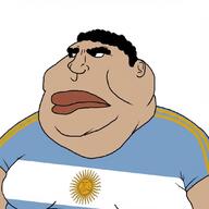 argentina argentinian fat flag:argentina obese ugly variant:meximutt // 1080x1080 // 237.3KB