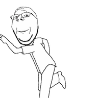 animated animation beard clothes cordsontalks dance ext=gif full_body glasses green_screen nose onion png poyopoyo smile soyjak stubble subvariant:wholesome_soyjak transparent_background variant:gapejak // 267x400 // 156.1KB