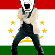 angry animated country dance flag gangnam_style glasses open_mouth soyjak stubble tajikstan variant:cobson // 300x460 // 505.4KB