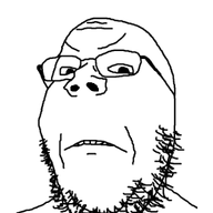 angry animated closed_mouth frown glasses kyorokyoro poyopoyo soyjak stubble variant:gapejak // 300x400 // 251.3KB