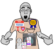 award bait gray_skin literal_who meta:namefags meta:op_took_a_selfie_of_xerself ppings_(user) ship tiktok tranny transgender_flag transheart troonella variant:bernd variant:shirtjak // 618x559 // 148.3KB