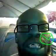 bald beard black_skin chopped crooked_teeth glasses green_skin nigger series:irl_soyjaks soycheckmark_(user) variant:unknown // 470x473 // 231.8KB