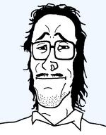 collar collared_shirt glasses hair long_hair mullet mustache neutral nose_piercing nose_ring self_insert variant:mulletjak // 838x1072 // 23.1KB