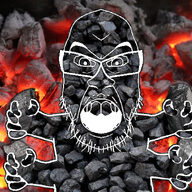 arm coal coal_background coal_skin fire glasses hand holding_coal holding_object inverted mirrored octopus open_mouth soyjak stubble variant:feraljak // 1504x1301 // 2.8MB