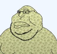 endstone fat glasses minecraft obese series:punjaks soyjak stubble variant:meximutt video_game // 888x849 // 31.9KB