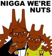 2soyjaks acorn award badge child clothes fancy father happy holding_object nigga_thats_nuts nut nuts son squirreljak subvariant:feralsquirrel subvariant:nutty suit text trend:squirreljakking variant:feraljak yellow_shirt // 1978x2128 // 250.2KB