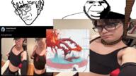animated drawing ext=gif faggot femboy glasses hair low_quality smile soyjak tranny trans twitter variant:cobson // 854x480 // 7.4MB