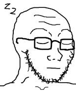 closed_eyes closed_mouth glasses sleeping soyjak stubble template variant:soyak z zz_top // 644x800 // 88.7KB