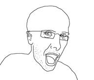 bald ear glasses open_mouth stubble variant:shevson // 534x457 // 42.7KB