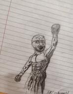 boxer boxing boxing_glove drawing eyes glasses irl mouth_open nose stubble variant:soyak // 1080x1405 // 1.0MB