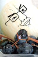 4soyjaks bloodshot_eyes closed_mouth crying dead food fruit glasses grape hair hanging irl_background melon murder open_mouth smile smug stubble teeth tongue variant:bernd variant:chudjak variant:gapejak variant:markiplier_soyjak white_teeth yellow_teeth // 1920x2858 // 2.3MB