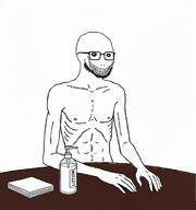 gooner happy le_scary_face lotion naked scary sharp_teeth sitting smile subvariant:coolsigma tablel variant:soyak // 992x1056 // 570.9KB