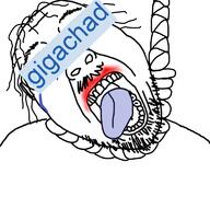 auto_generated gigachad_(user) hanging namefag_drama open_mouth rope series:hanging_namefags soybooru soyjak stubble suicide variant:bernd // 768x719 // 293.1KB