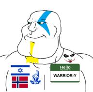 Warrior-Z(user) aryan hello_my_name_is_(sticker) israel joker_(dc) name_tag norway series:keep_raging_on_them subvariant:mexiaryan user:warrior-z variant:meximutt // 883x875 // 47.0KB
