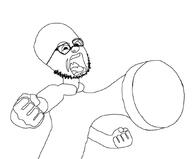 cartoon fist glasses nose open_mouth stubble teeth the_infographic_show thumbnail tongue traced variant:unknown // 866x719 // 42.8KB