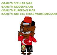 angry arabic_text arm arrow atheism big_boy blood bloodshot_eyes brown_skin clothes colorlesspy(nameroach) crying european fez flag flag:turkiye full_body glasses greentext hair hand hat islam mudslime nigger ottoman_empire pajeet quote saar secularism seething shoe soyjak star_and_crescent subvariant:big-boy text turk turkiye turkroach variant:chudjak vein // 1025x1000 // 93.6KB