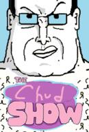 blue_background chest_hair ear glasses hair lips looking_at_you raised_eyebrow text variant:chudjak // 300x442 // 118.9KB