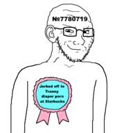 arm award badge ear eyes meta:tagme nose smug soyjak stubble text // 600x600 // 48.1KB